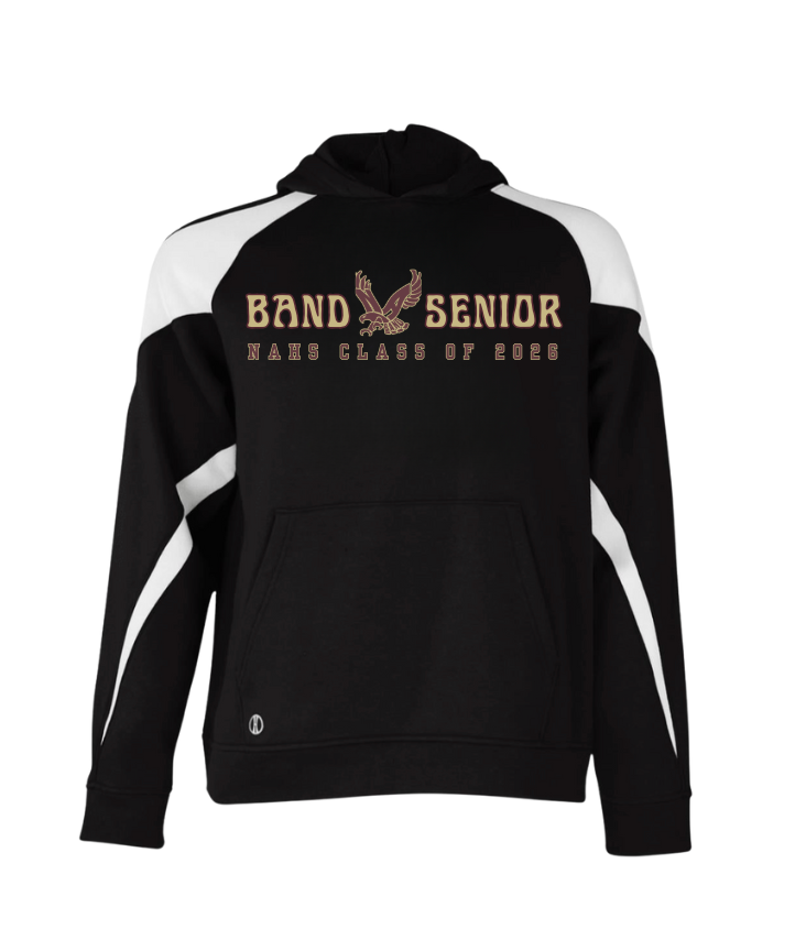 Adult Unisex Band Eagle Senior Graphic Holloway Colorblock Fleece Hoodie