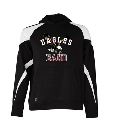 Adult Unisex Flying Band Eagle Graphic Holloway Colorblock Fleece Hoodie
