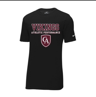 Adult Unisex Columbus Academy Vikings Athletic Performance Graphic Nike Dri-FIT Performance Tee