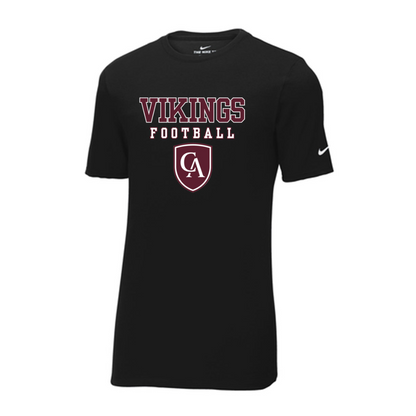 Adult Unisex Columbus Academy Vikings Football Graphic Nike Dri-FIT Performance Tee