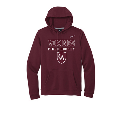 Adult Unisex Columbus Academy Vikings Field Hockey Graphic Nike Club Fleece Hoodie