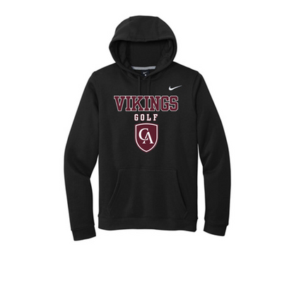 Adult Unisex Columbus Academy Vikings Golf Graphic Nike Club Fleece Hoodie