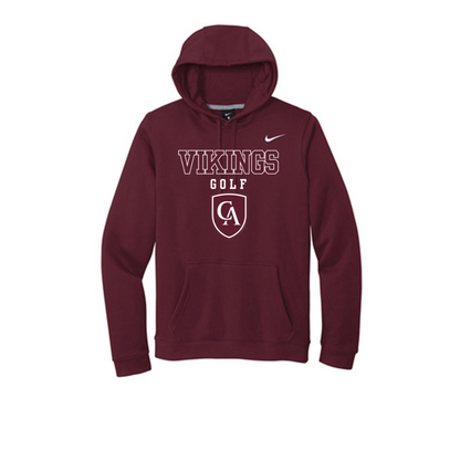 Adult Unisex Columbus Academy Vikings Golf Graphic Nike Club Fleece Hoodie
