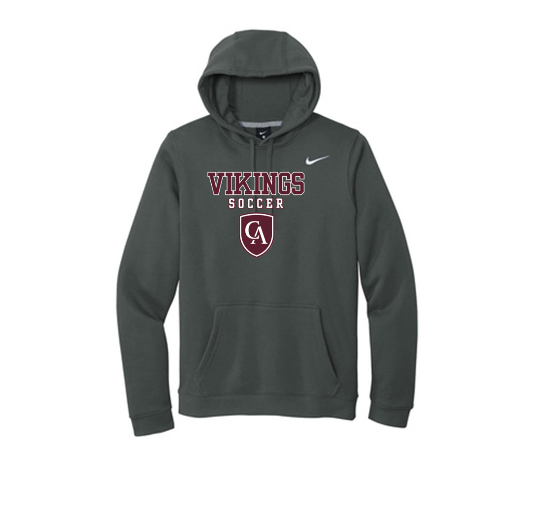 Adult Unisex Columbus Academy Vikings Soccer Graphic Nike Club Fleece Hoodie
