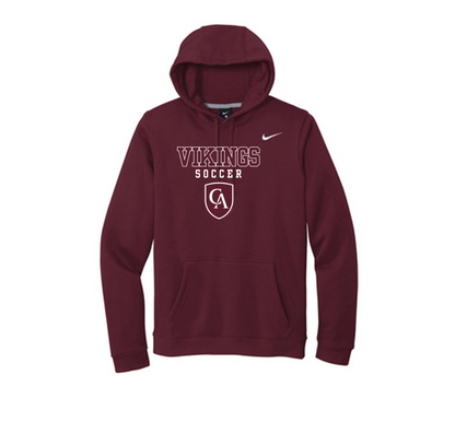 Adult Unisex Columbus Academy Vikings Soccer Graphic Nike Club Fleece Hoodie