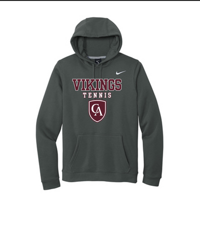 Adult Unisex Columbus Academy Vikings Tennis Graphic Nike Club Fleece Hoodie