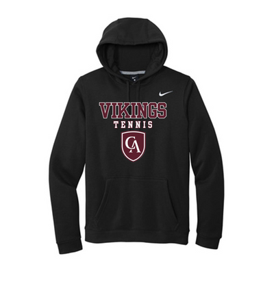 Adult Unisex Columbus Academy Vikings Tennis Graphic Nike Club Fleece Hoodie