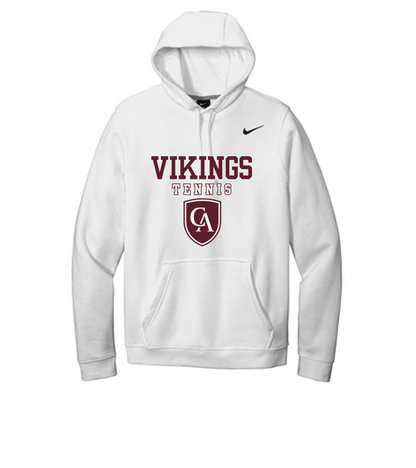 Adult Unisex Columbus Academy Vikings Tennis Graphic Nike Club Fleece Hoodie