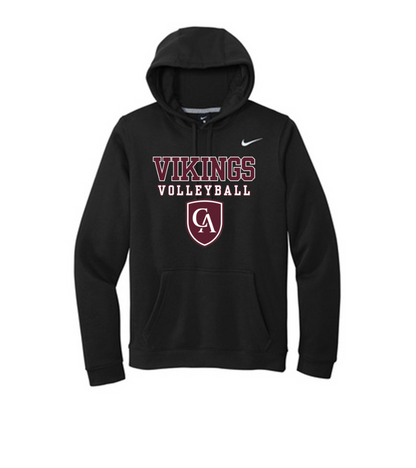 Adult Unisex Columbus Academy Vikings Volleyball Graphic Nike Club Fleece Hoodie