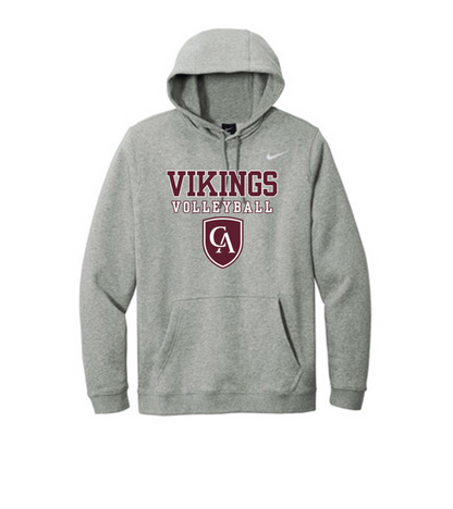 Adult Unisex Columbus Academy Vikings Volleyball Graphic Nike Club Fleece Hoodie