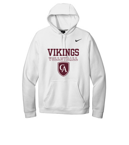Adult Unisex Columbus Academy Vikings Volleyball Graphic Nike Club Fleece Hoodie
