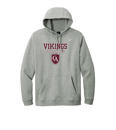 Adult Unisex Columbus Academy Vikings Football Graphic Nike Club Fleece Hoodie