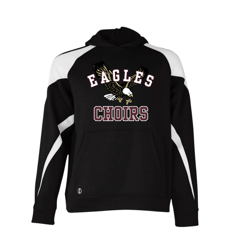 Adult Unisex Flying Choirs Eagle Graphic Holloway Colorblock Fleece Hoodie