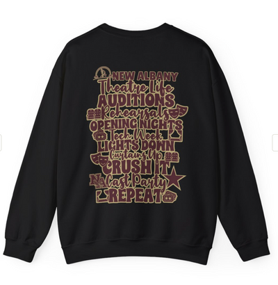 Adult Unisex New Albany Theatre Cast & Crew Graphic Sweatshirt