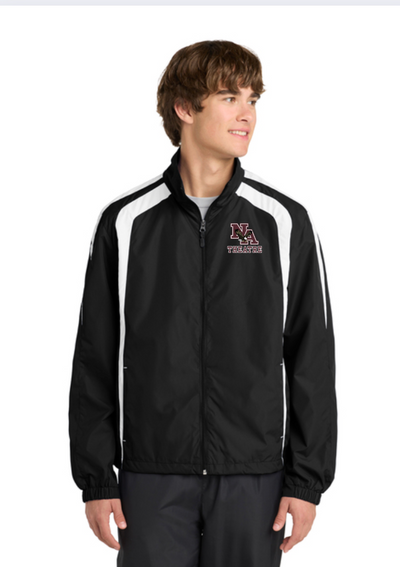 Adult Unisex Colorblock Windbreaker Jacket with Class NA Theatre Logo