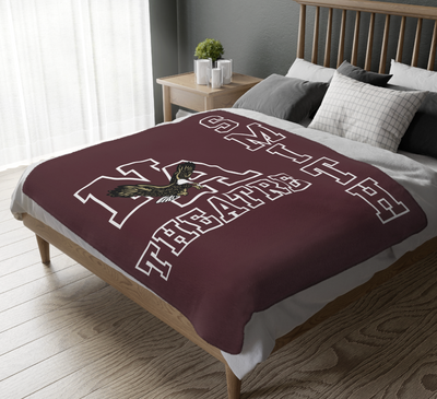 CUSTOMIZED Choose your Graphic Super Soft Reversible Velveteen Microfiber Blanket (Two-sided print) - New Albany Theatre
