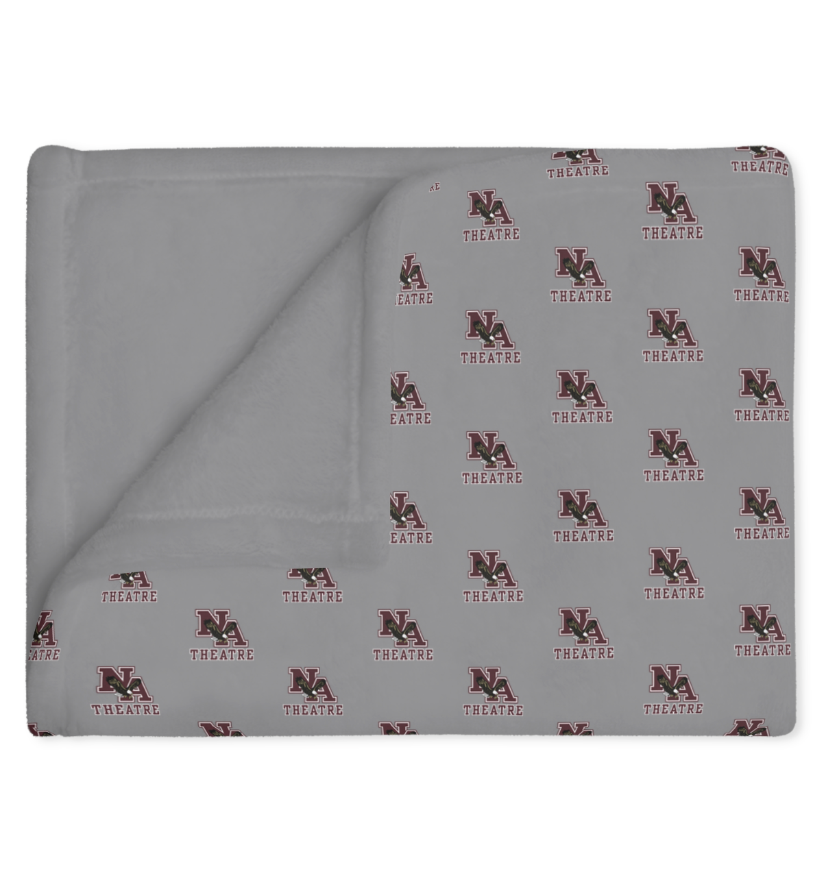 CUSTOMIZED Choose your Graphic Super Soft Reversible Velveteen Microfiber Blanket (Two-sided print) - New Albany Theatre