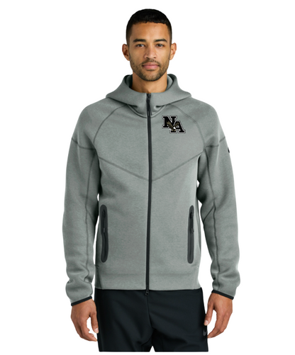 Adult Unisex Nike Tech Fleece Full Zip-Hoodie with Embroidered Classic Logo