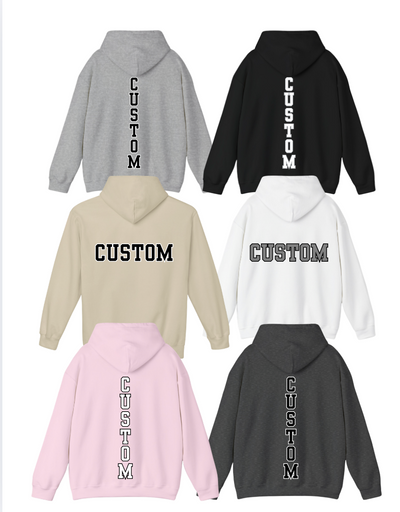 Adult Unisex Choose your Graphic Hoodie with Customized Back - Westerville Central Football