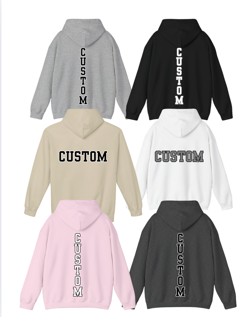 Adult Unisex Choose your Graphic Hoodie with Customized Back - Westerville Central Football