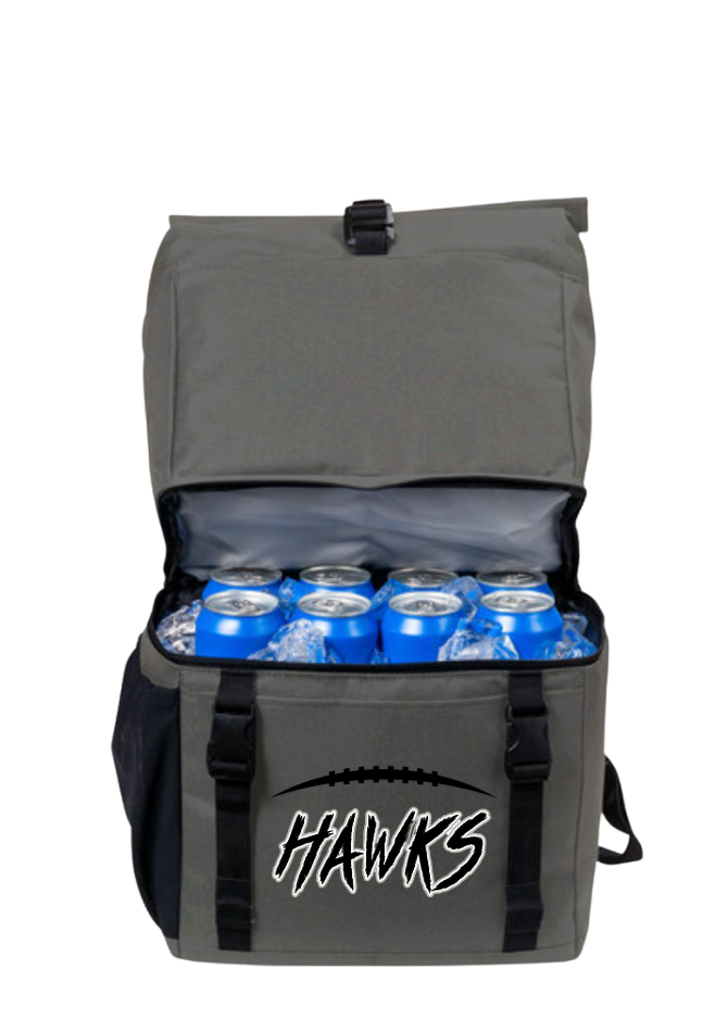 Westerville Central Warhawks Football 18-Can Backpack Cooler