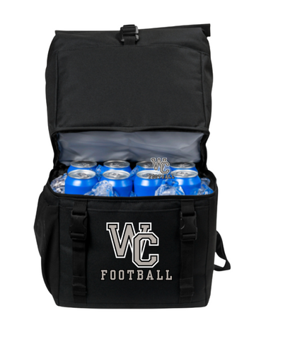 Westerville Central Football Logo 18-Can Backpack Cooler