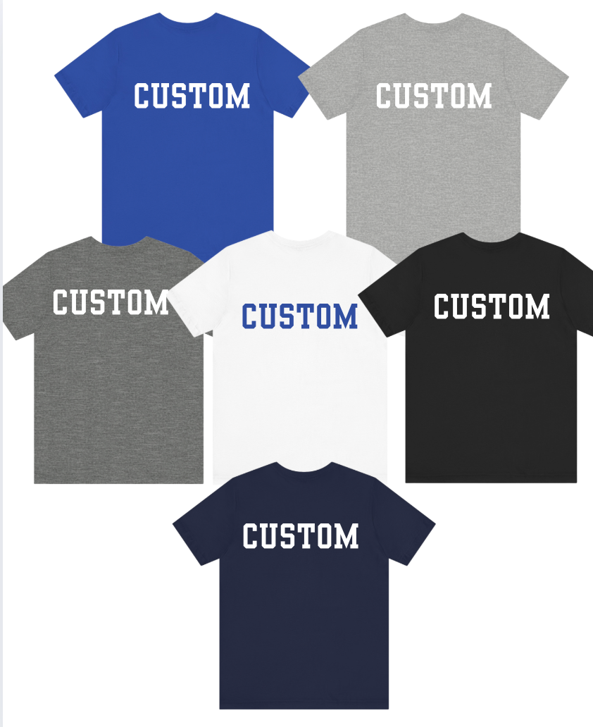 Youth Choose your Graphic Short Sleeve Soft Tee with Customized Back - Bridgeway