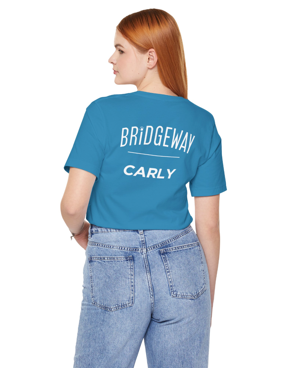 Adult Unisex Choose your Graphic Short Sleeve Soft Tee with Customized Back - Bridgeway