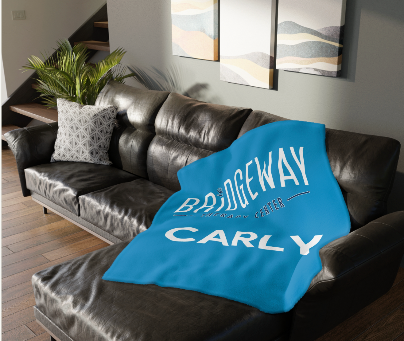 CUSTOMIZED Choose your Graphic Super Soft Reversible Velveteen Microfiber Blanket (Two-sided print) - Bridgeway