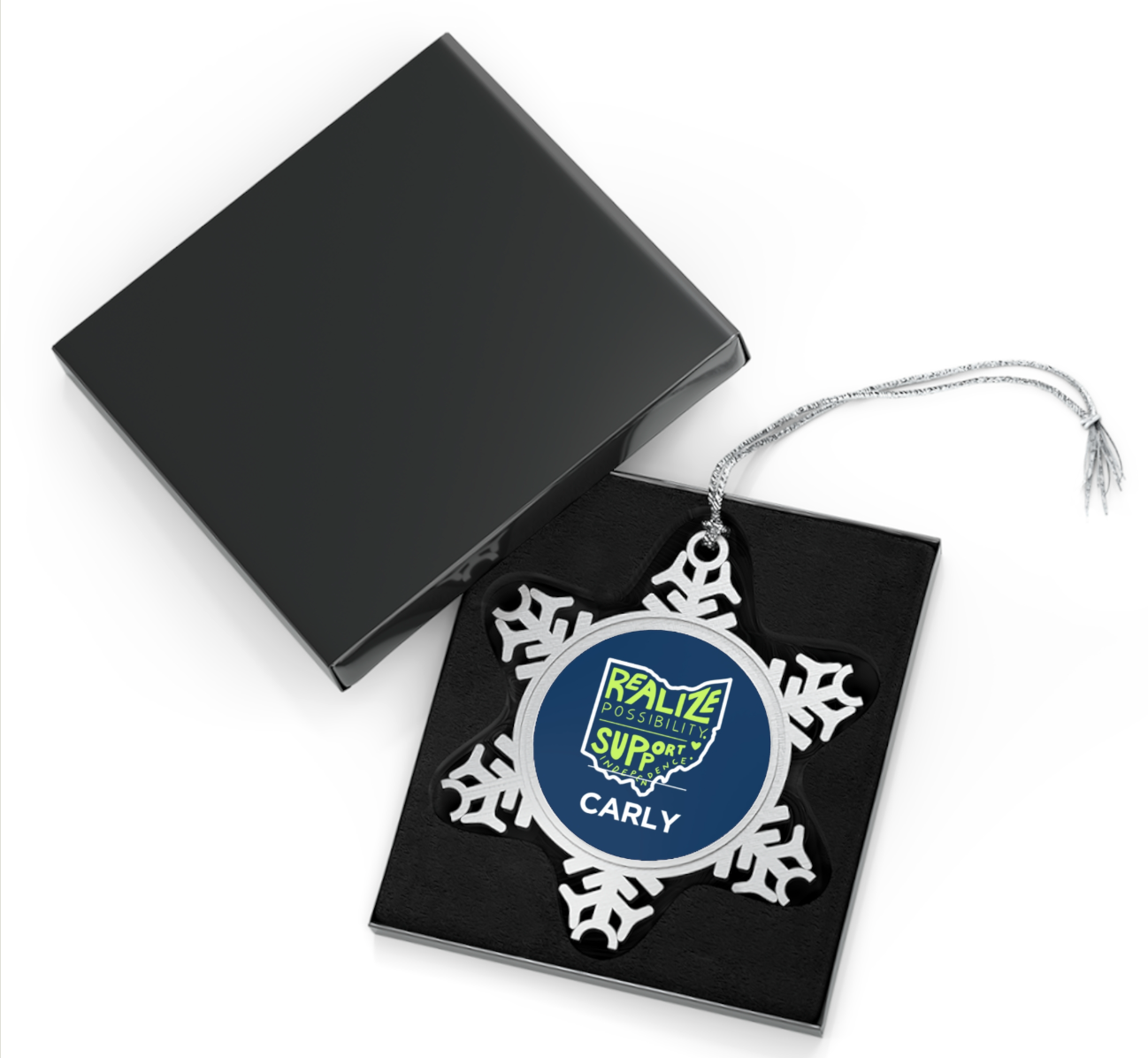 Pewter Snowflake Ornament - Bridgeway