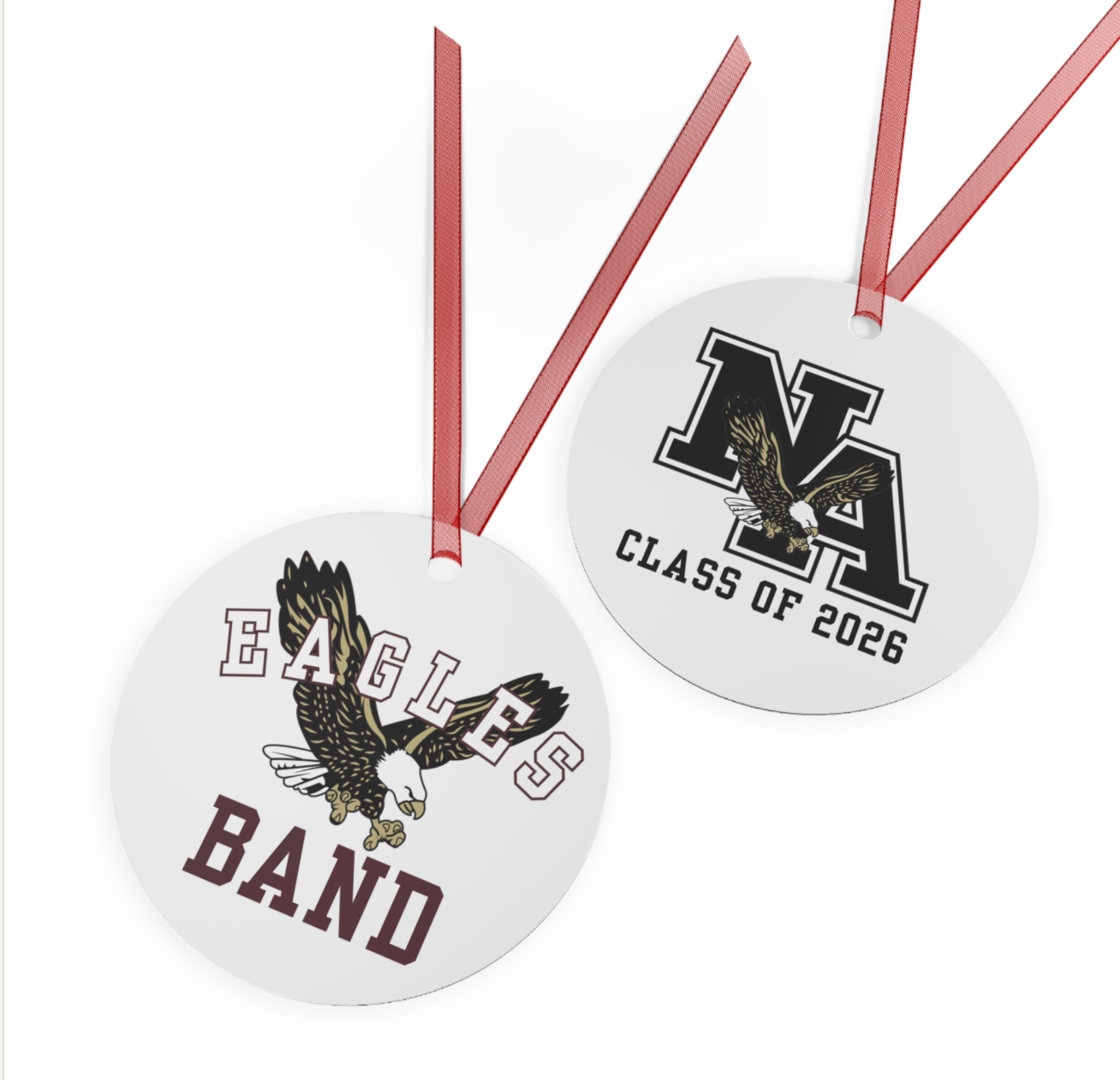 Customized Metal Ornament - New Albany Band