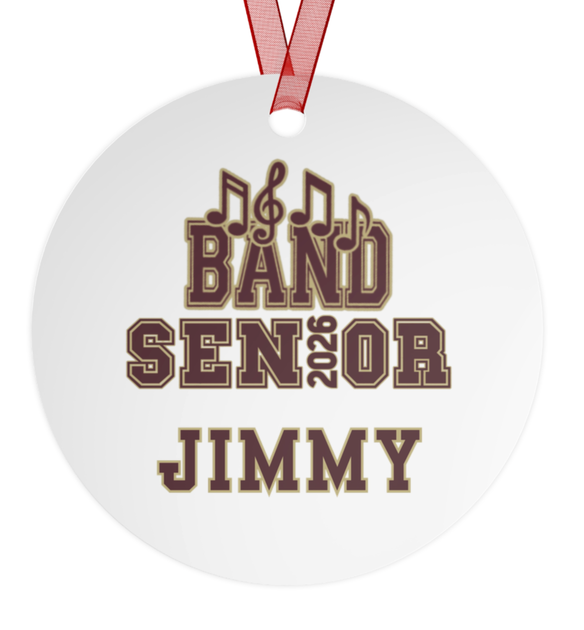 Customized Metal Ornament - New Albany Band