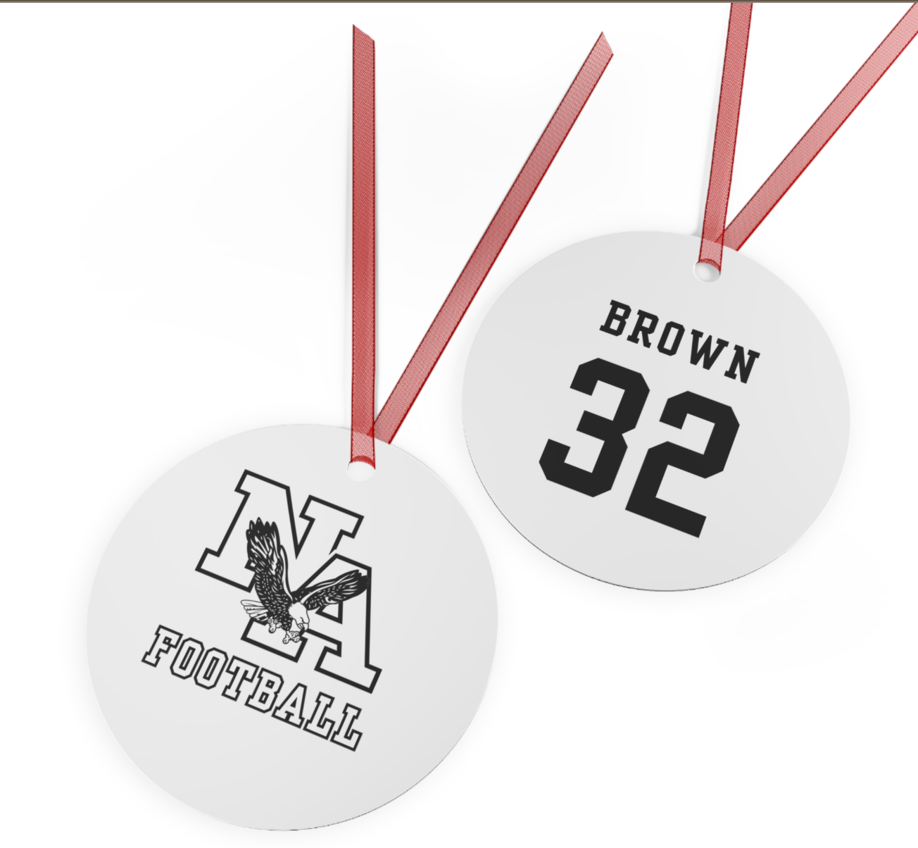 Customized Metal Ornament - New Albany Eagles