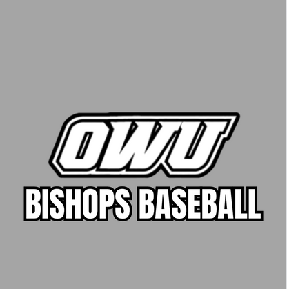 CUSTOMIZED Choose your Graphic Super Soft Reversible Velveteen Microfiber Blanket (Two-sided print) - OWU Bishops Baseball