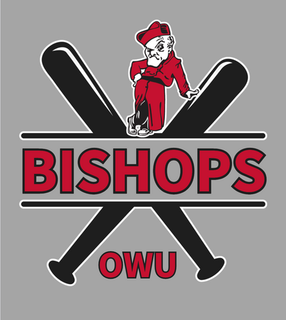 CUSTOMIZED Choose your Graphic Super Soft Reversible Velveteen Microfiber Blanket (Two-sided print) - OWU Bishops Baseball