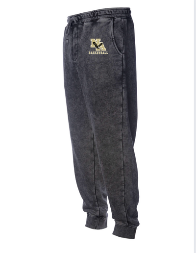Adult Unisex New Albany Basketball Logo Graphic Mineral Wash Jogger