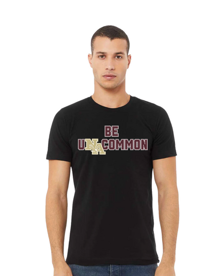 Adult Unisex Be Uncommon Basketball Graphic Short Sleeve Soft Tee