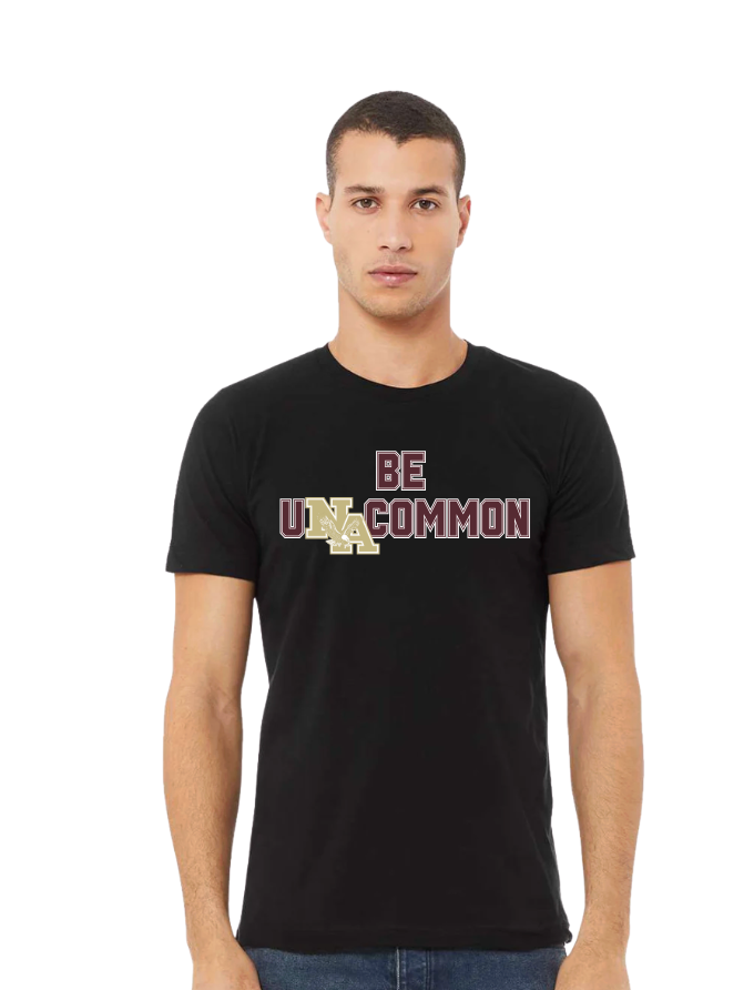 Adult Unisex Be Uncommon Basketball Graphic Short Sleeve Soft Tee
