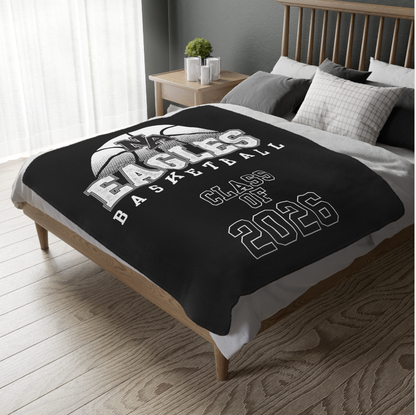 CUSTOMIZED Choose your Graphic Super Soft Reversible Velveteen Microfiber Blanket (Two-sided print) - New Albany Basketball