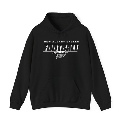 Adult Unisex New Albany Eagles Goal Line Graphic Hoodie