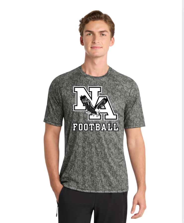 Adult Unisex New Albany Eagles Football Short Sleeve Digi Camo Competitor Performance Tee