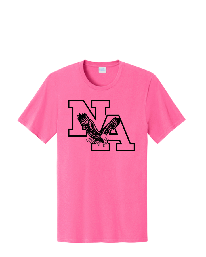 Adult Unisex Black Classic Logo Graphic Soft Tee