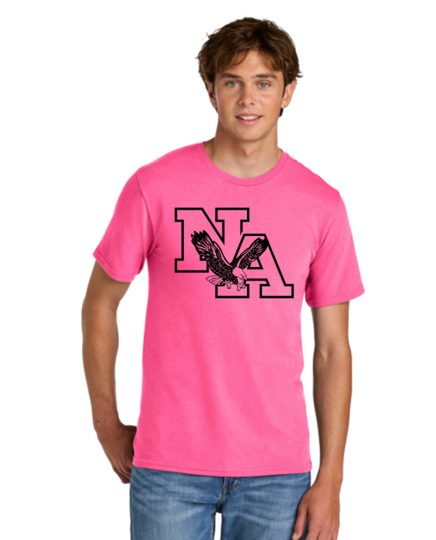 Adult Unisex Black Classic Logo Graphic Soft Tee