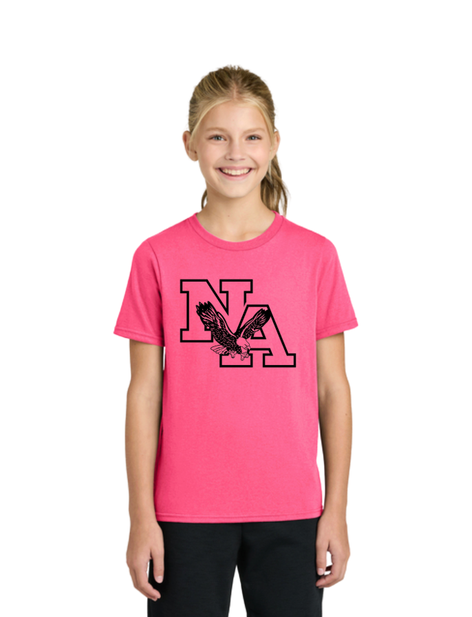 Youth Black Classic Logo Graphic Soft Tee