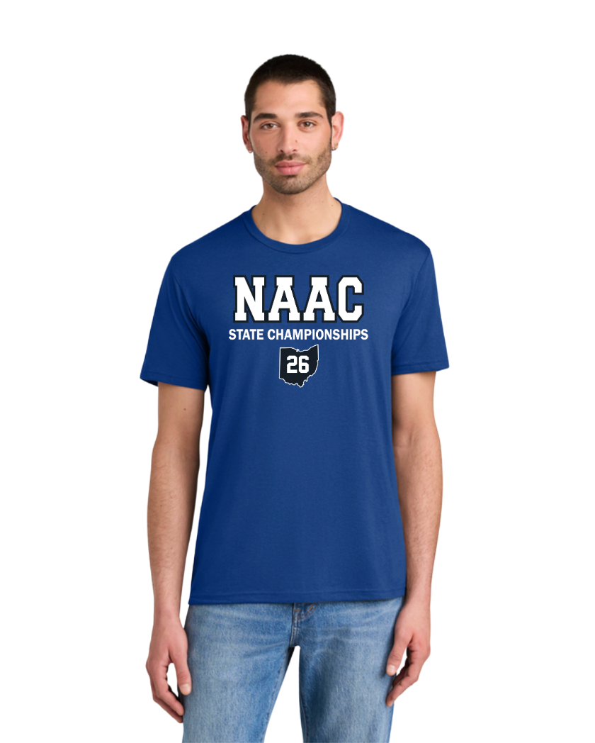 Adult Unisex NAAC 2026 Jr. Championship Team Graphic Super Soft Short Sleeve Tee (with qualifier names on back)