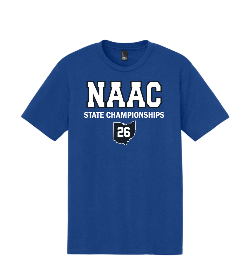 Adult Unisex NAAC 2026 Jr. Championship Team Graphic Super Soft Short Sleeve Tee (with qualifier names on back)
