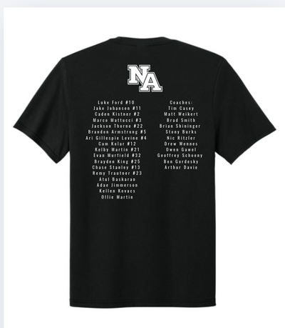 Adult Unisex Official 2026 New Albany Boys Varsity Basketball Elite 8 Graphic Super Soft Short Sleeve Tee