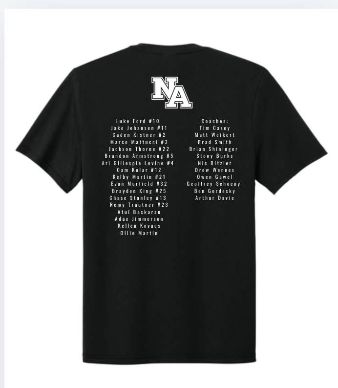 Adult Unisex Official 2026 New Albany Boys Varsity Basketball Elite 8 Graphic Super Soft Short Sleeve Tee