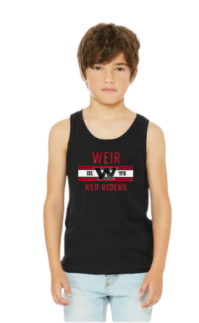 Youth Weirton Distressed Heritage Graphic Bella + Canvas Tank