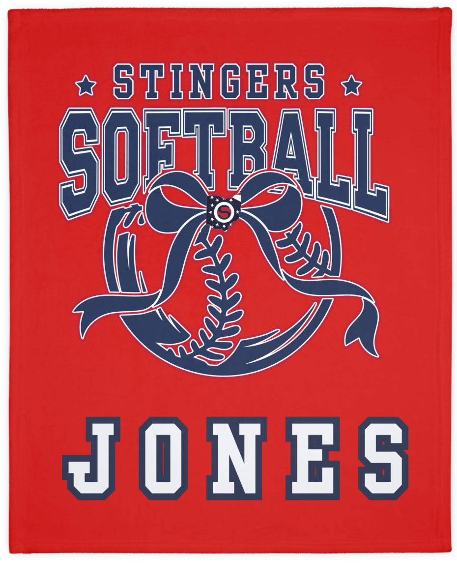 CUSTOMIZED Choose your Graphic Super Soft Reversible Velveteen Microfiber Blanket (Two-sided print) - Stingers Softball